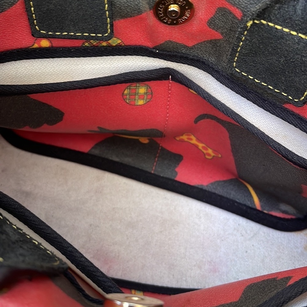 ๐HP๐Rare Vintage Dooney & Bourke Scottie Tote - Picture 9 of 12